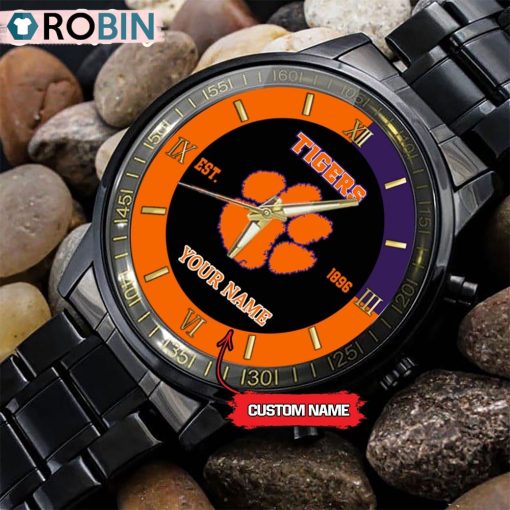 NCAA Clemson Tigers Black Fashion Watch