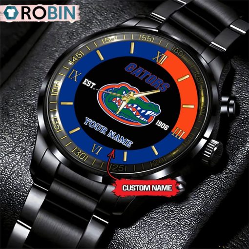 NCAA Florida Gators Black Fashion Watch For Fans