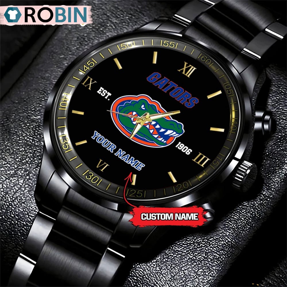 NCAA Florida Gators Black Fashion Watch