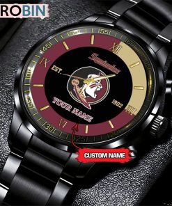 NCAA Florida State Seminoles Black Fashion Watch NCAA Florida State Seminoles Black Fashion Watch