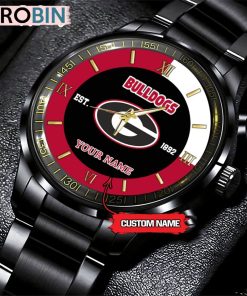 NCAA Georgia Bulldogs Black Fashion Watch