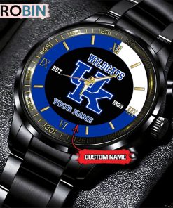 NCAA Kentucky Wildcats Black Fashion Watch