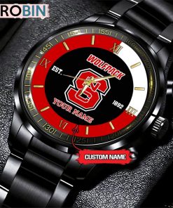 NCAA NC State Wolfpack Black Fashion Watch