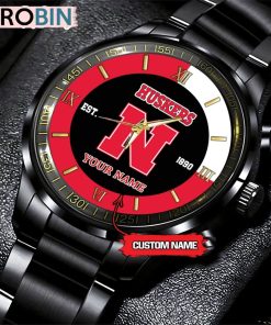 NCAA Nebraska Cornhuskers Black Fashion Watch NCAA Nebraska Cornhuskers Black Fashion Watch