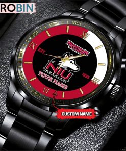 NCAA Northern Illinois Huskies Black Fashion Watch NCAA Northern Illinois Huskies Black Fashion Watch