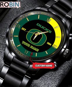 NCAA Oregon Ducks Black Fashion Watch NCAA Oregon Ducks Black Fashion Watch