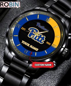 NCAA Pittsburgh Panthers Black Fashion Watch NCAA Pittsburgh Panthers Black Fashion Watch