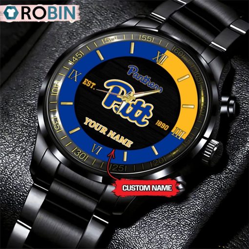 NCAA Pittsburgh Panthers Black Fashion Watch