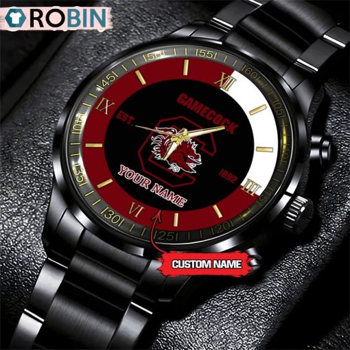 NCAA South Carolina Gamecocks Black Fashion Watch
