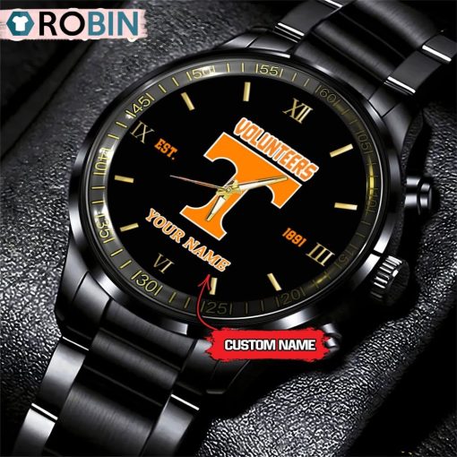 NCAA Tennessee Volunteers Black Fashion Watch Football Watch For Fans