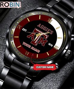 NCAA Texas A&M Aggies Black Fashion Watch NCAA Texas A&M Aggies Black Fashion Watch