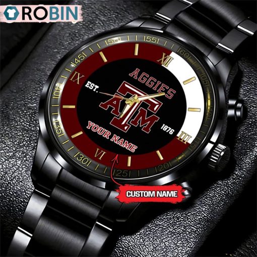 NCAA Texas A&M Aggies Black Fashion Watch