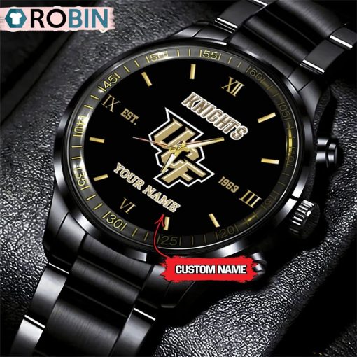 NCAA UCF Knights Black Fashion Watch Football Watch For Fans