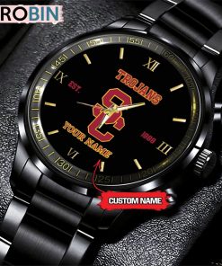 NCAA USC Trojans Black Fashion Watch Football Watch For Fans