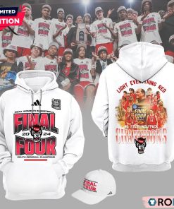 NCAA Women’s Basketball Final Four 2024 South Regional Champions NC State Wolfpack AOP Hoodie