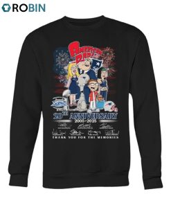 New England Patriots American Dad 20th Anniversary 2005 2025 Thank You For The Memories Unisex Shirt
