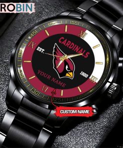 NFL Arizona Cardinals Black Fashion Watch NFL Arizona Cardinals Black Fashion Watch