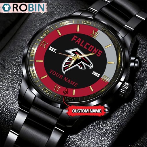 NFL Atlanta Falcons Black Fashion Watch