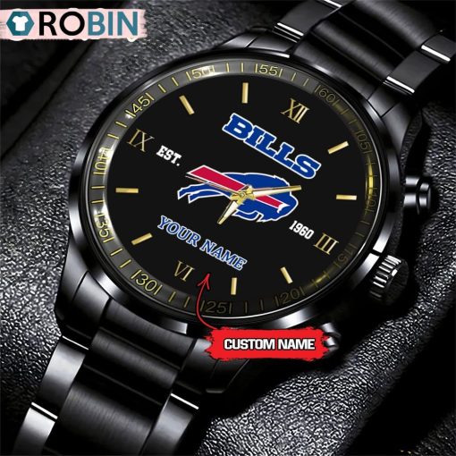 NFL Buffalo Bills Black Fashion Watch Nfl Watch For Fans