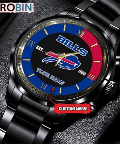 NFL Buffalo Bills Black Fashion Watch