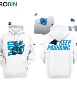 NFL Carolina Panthers Dan Morgan Keep Pounding Hoodie, Longpants   White