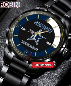 NFL Dallas CowboysBlack Fashion Watch