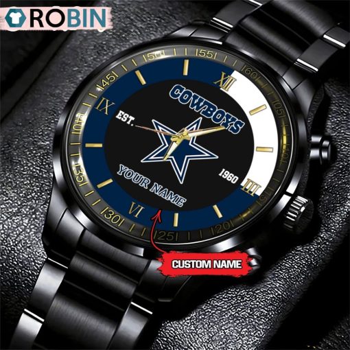 NFL Dallas CowboysBlack Fashion Watch