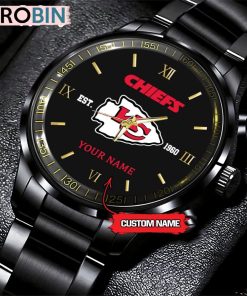 NFL Kansas City Chiefs Black Fashion Watch Nfl Watch For Fans