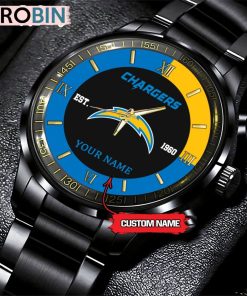 NFL San Diego Chargers Black Fashion Watch NFL San Diego Chargers Black Fashion Watch