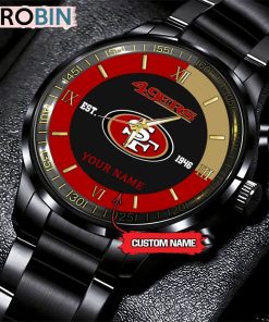 NFL San Francisco 49ers Black Fashion Watch NFL San Francisco 49ers Black Fashion Watch