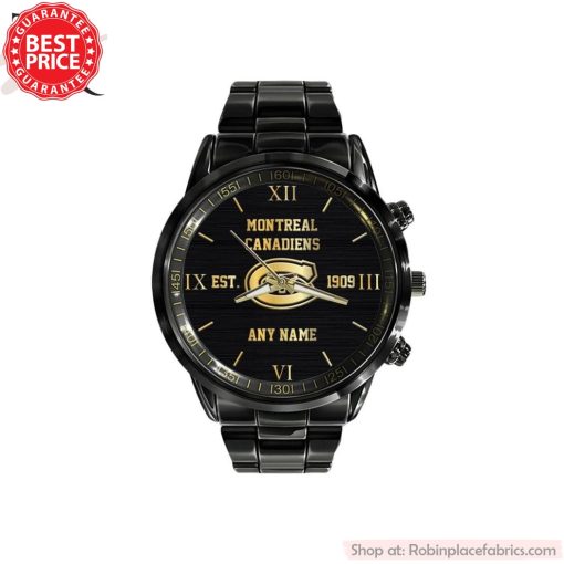 NHL Montreal Canadiens Special Black Black Stainless Steel Watch