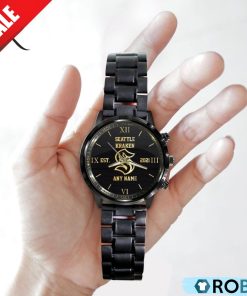 NHL Seattle Kraken Special Black Stainless Steel Watch NHL Seattle Kraken Special Black Stainless Steel Watch