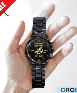 NHL Tampa Bay Lightning Special Black Stainless Steel Watch NHL Tampa Bay Lightning Special Black Stainless Steel Watch