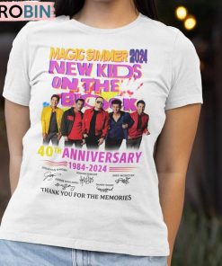 Nkotb New Kidz On The Block Shirt, Magic Summer Tour Short Sleeve Tee Tops Nkotb New Kidz On The Block Shirt, Magic Summer Tour Short Sleeve Tee Tops