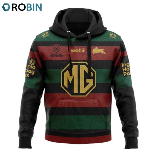 NRL South Sydney Rabbitohs 2014 Premiers 3D Hoodie and Zip up