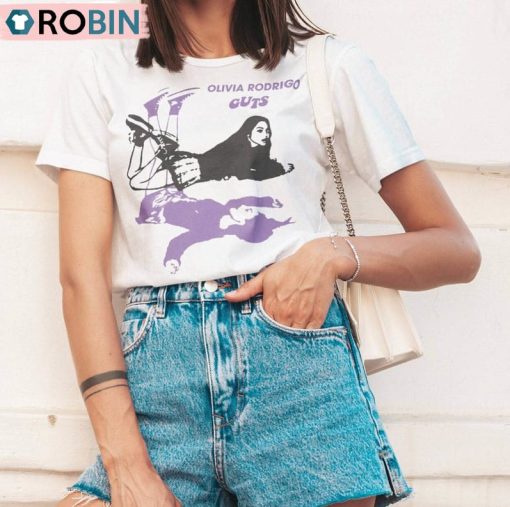 Olivia Rodrigo Guts Tour 2024 Shirt, Music Artist Hoodie Tank Top