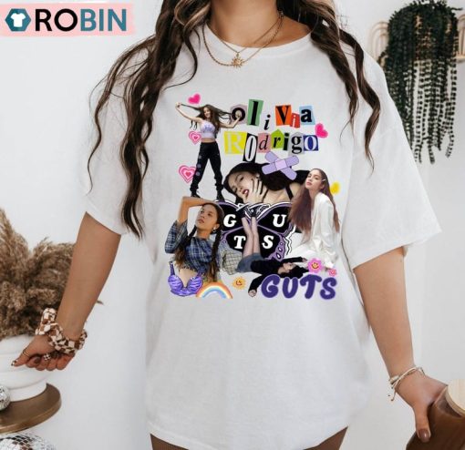 Olivia Rodrigo Guts Tour 2024 Shirt, Music Artist Unisex Shirt, Hoodie, Sweatshirt