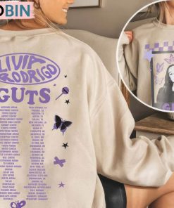 Olivia Rodrigo Guts Trendy Shirt, Guts World Tour Long Sleeve Tee Tops