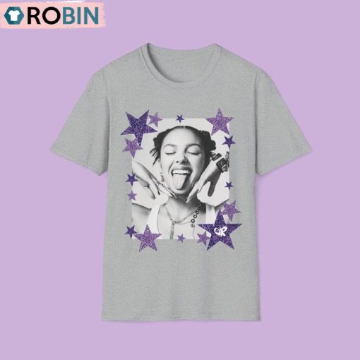 Olivia Rodrigo Retro Shirt, Guts Tour Sour Tour Unisex T Shirt Tee Tops