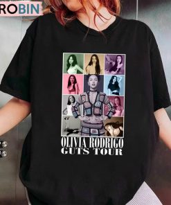 Olivia Rodrigo The Eras Tour Shirt, The Guts World Tour 2024 Crewneck Sweatshirt Tee Tops