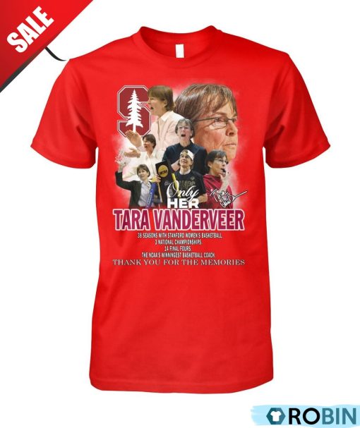 Only Her Tara Vanderveer The NCAA’s Winningest Basketball Coach Thank You For The Memories Unisex Shirt, Hoodie