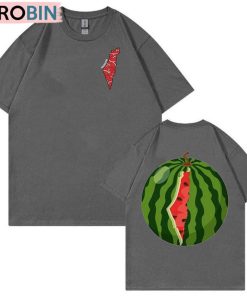 Palestine Vibes Watermelon Shirt, Refresh Your Style Unisex Hoodie Long Sleeve