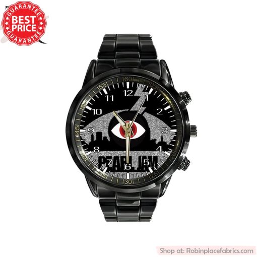 Pearl Jam Black Stainless Steel Watch