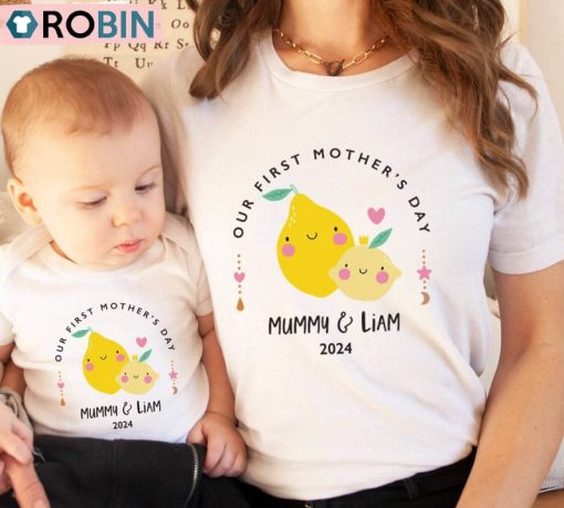 Personalised Matching Our First Mother S Day Unisex Shirt, Hoodie, Sweatshirt