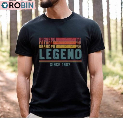 Personalized Husband Father Grandpa Legend Shirt, Vintage Father’s Day Sweater T-Shirt