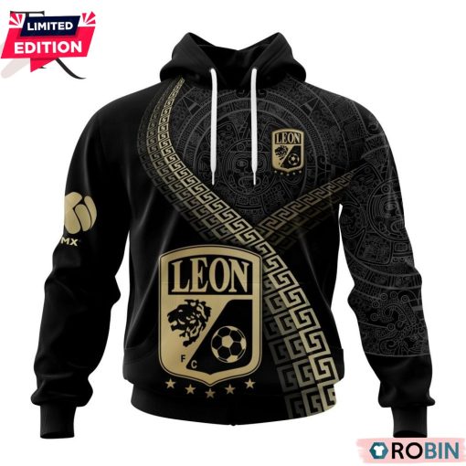 Personalized LIGA MX Club Leon Special Black And Gold Design Printed Shirt, Hoodie