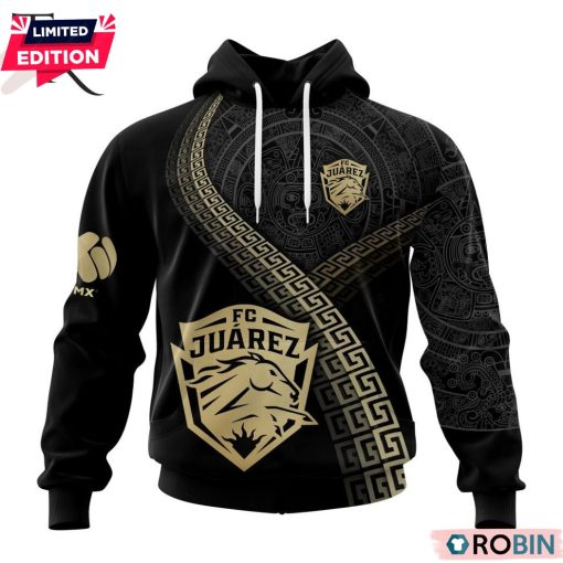 Personalized LIGA MX FC Juarez Special Black And Gold Design Printed Shirt, Hoodie