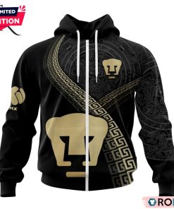 Personalized LIGA MX Pumas UNAM Special Black And Gold Design Printed Shirt, Hoodie
