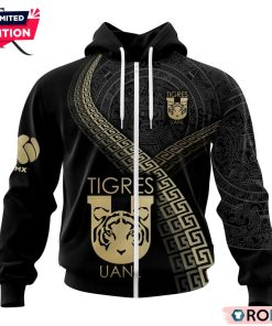 Personalized LIGA MX Tigres UANL Special Black And Gold Design Printed Shirt, Hoodie
