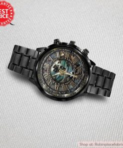 Pirates Of The Caribbean Black Stainless Steel Watch